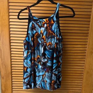 Magicsuit Vibrant Blue and Orange Swim Camisole